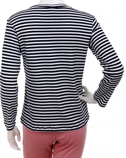 Реглан Flis clothes женский Белая полоса р. S бело-синий