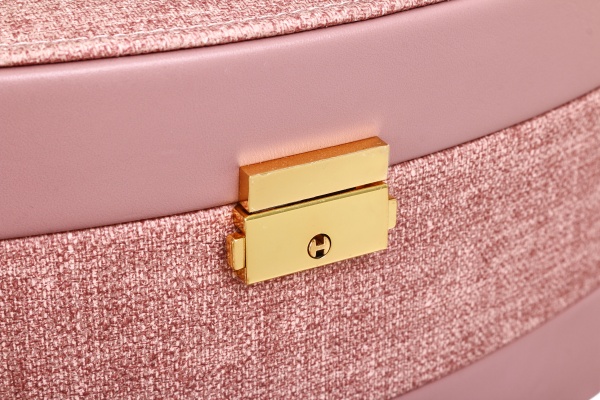 Шкатулка для украшений пудровый 22,5х16х13 см CX1645 Delux