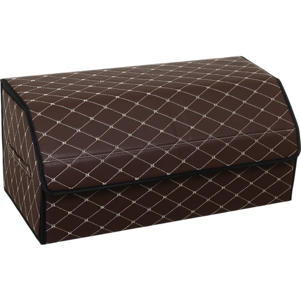 Сумка-органайзер в багажник розмір XL Auto Assistance AA-633BW коричнево-білий