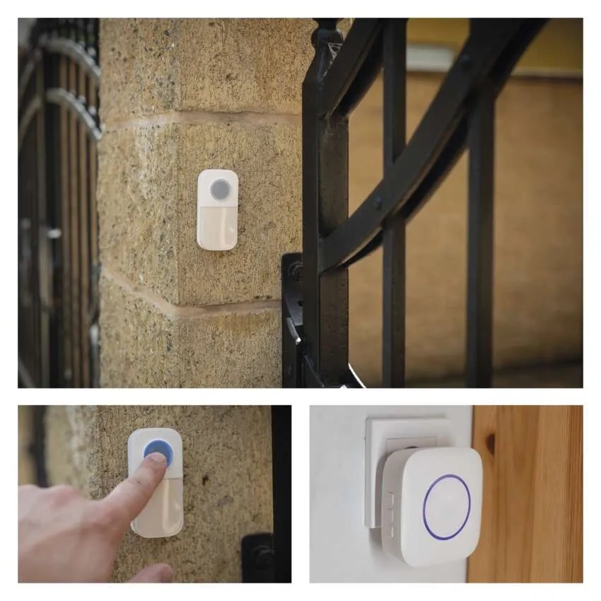 Звонок беспроводной Emos 220В белый P5737