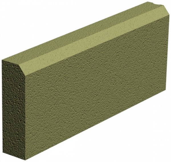 Поребрик ЗОЛОТОЙ МАНДАРИН  гірчичний 500х200х60 мм