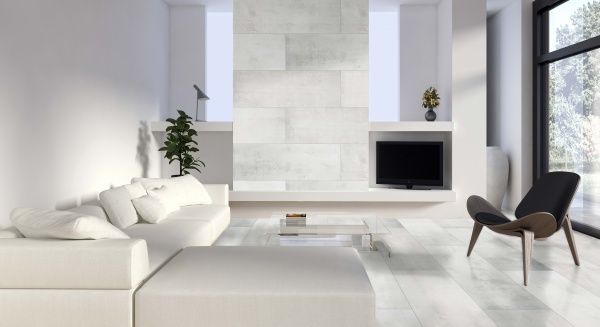 Панели для пола Classen Ceramin Vario V4 White Venetian plaster 44079 светло-серый 32/АС4 1180x392x3 мм 