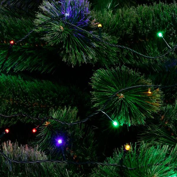 Гирлянда линейная LED 100 ламп 10 м разноцветная