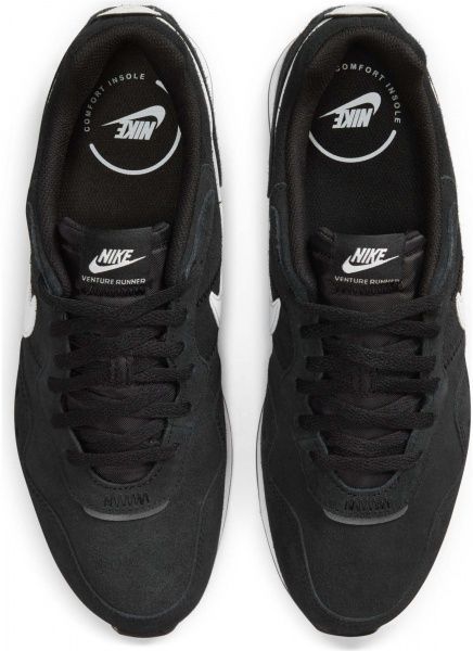 Кроссовки Nike Venture Runner Suede CQ4557-001 р.US 12,5 черно-белый