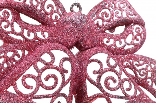 Декоративная подвеска Колокольчик 15 см розовый HFF234P