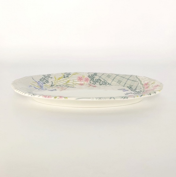 Блюдо овальне Tiffany Green 27 см Porser Porselen 