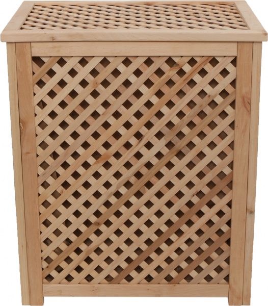 Ящик деревянный для белья LB2 решітчастий 600x350x500 мм