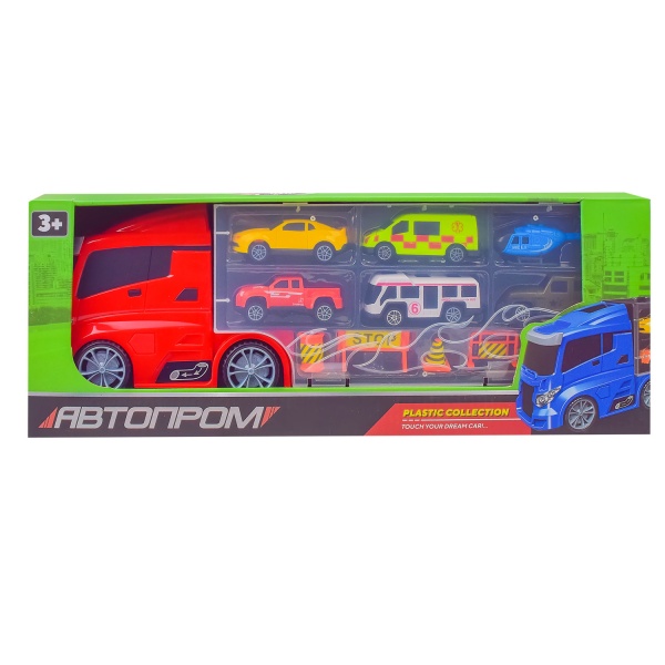 Автовоз Автопром з машинками 8081B