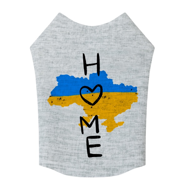 Майка Waudog Сlothes Дом S35 серая