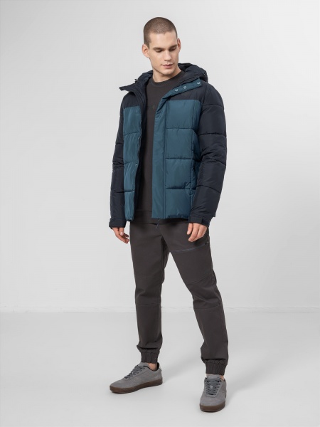 Пуховик 4F JACKET KUMP009 H4Z22-KUMP009-31S р.3XL сине-черный
