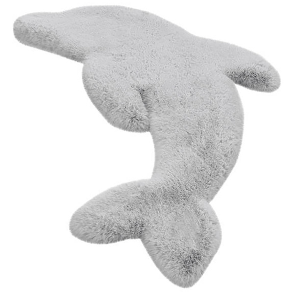 Килим Kayoom Lovely Kids Dolphin grey/blue 64 см x 90 см 