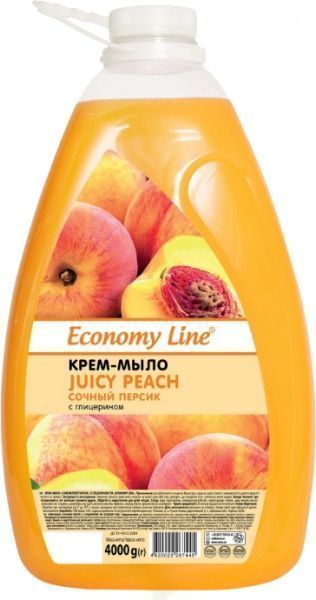 Крем-мыло Economy Line Cочный персик 4000 г