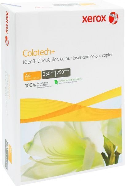 Папір офісний Xerox A4 250 г/м 250 л. Colotech + білий 