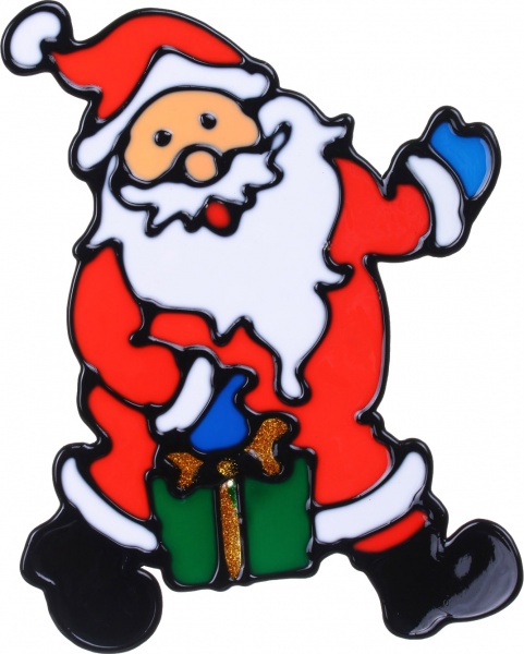 Наклейка декоративная cиликоновая 3 микс (6 дизайнов) в ассортименте 13x18 см