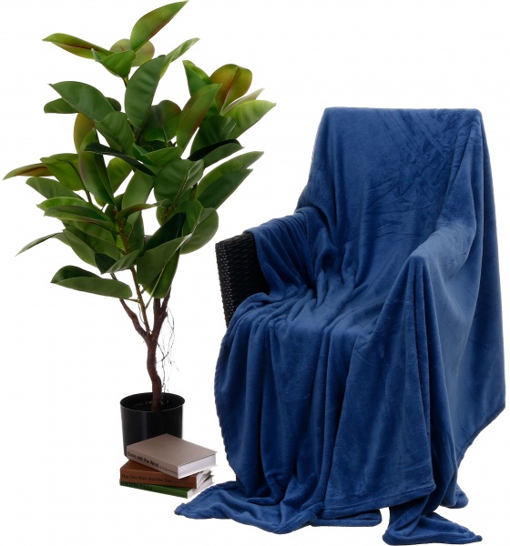 Плед Сапфир 220x200 см синий La Nuit 