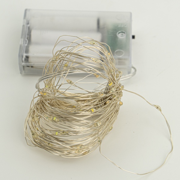 Декоративная гирлянда Altalusse (INL-2105B-100 Multicolor) встроенный светодиод (LED) 100 ламп 10 м 