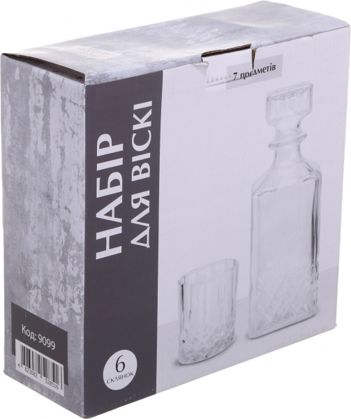 Набір для віскі 7 предметів 9099 S&T