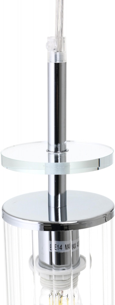 Люстра підвісна Sensio Phoenix 1x40 Вт E14 хром ALG-74590/1P