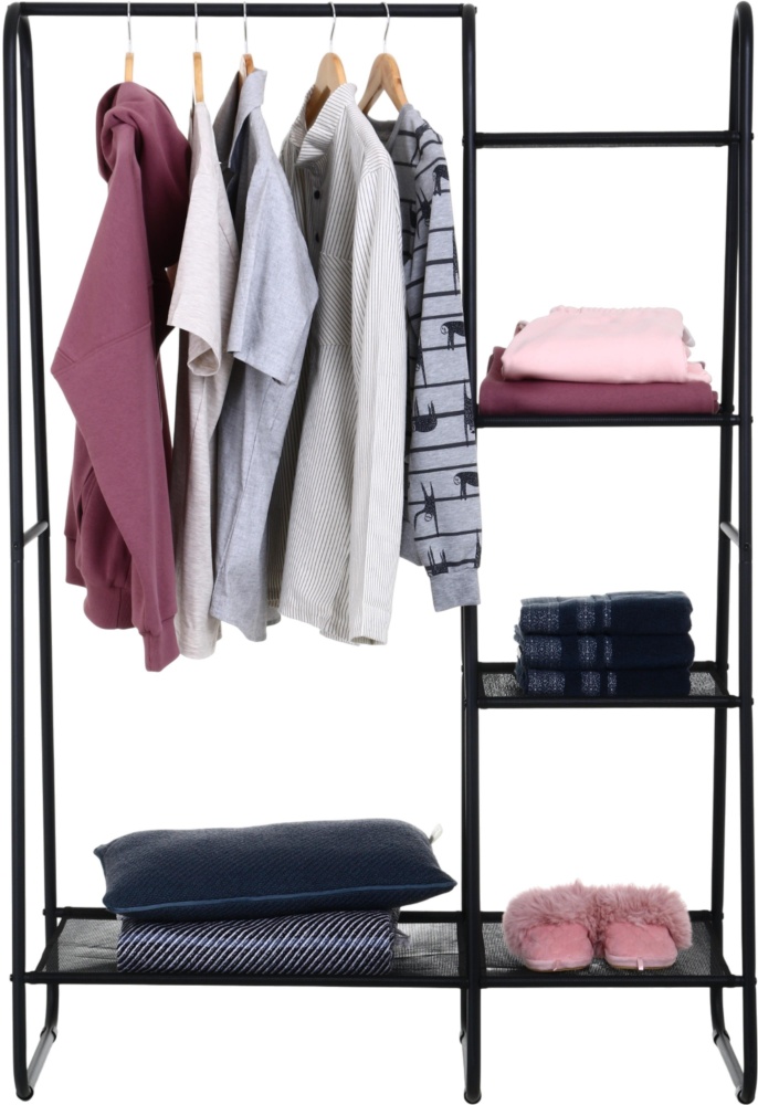 Вешалка для одежды Sensio 1000x1500x400 мм BLACK RACK черный