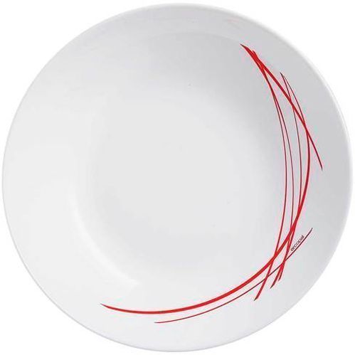 Тарілка супова Domitille Rouge 20 см біла P3348 Arcopal