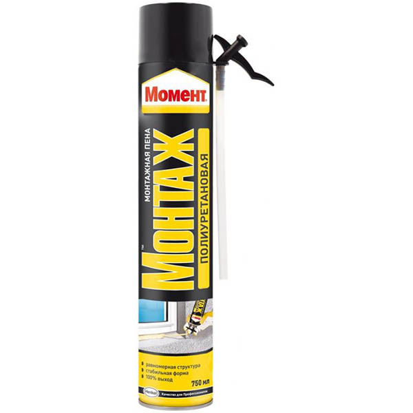 Пена монтажная Момент STD 750 мл