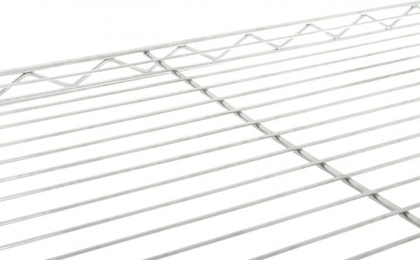 Стелаж металевий 1800x760x350 мм хром (143071-5LC) 