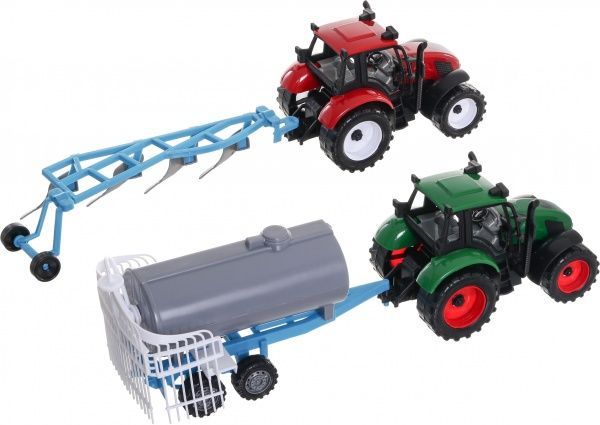 Ігровий набір Shantou 2 трактори з причепами JY42909