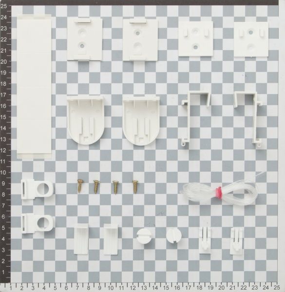 Ролета мини Delfa Премиум Металлик Принт Блейд 52x170 см кремовая 