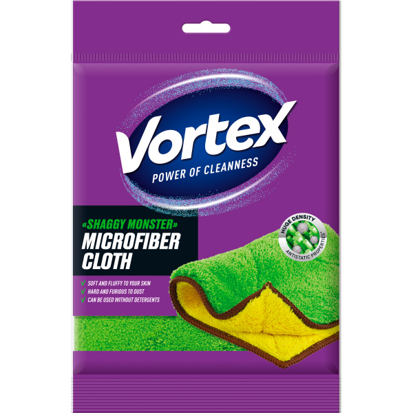 Серветка Vortex Shaggy Monster 1 шт./уп. зелений