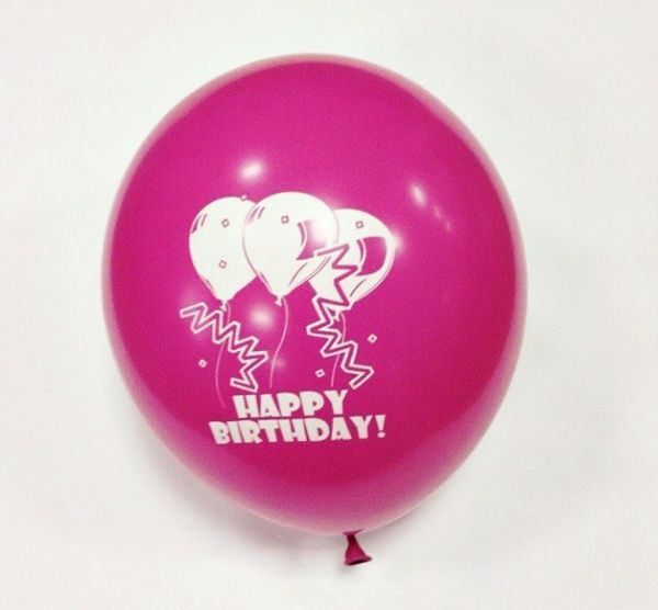 Шарики латексные Ві та Ві Декоратор с рисунком 27 см разноцветный 5 шт.