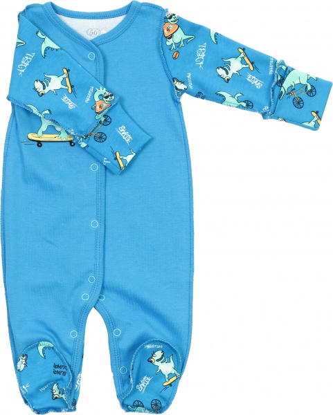 Человечек унисекс Фламинго ясельный 365-222 р.56 бирюзовый 