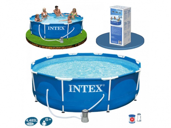 Бассейн каркасный Intex Metal Frame Pool арт.28212 (366х76 см) 6503л