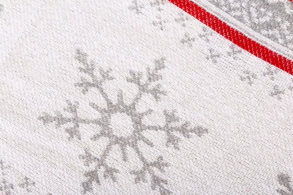 Плед дизайн 7 Рождественская коллекция 140x200 см серый с рисунком Ярослав 