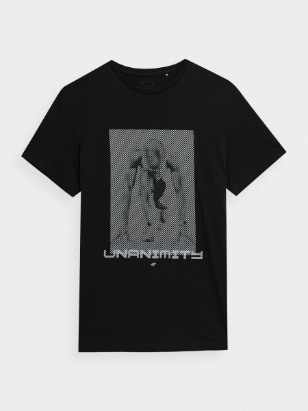 Футболка 4F TSHIRT M0866 4FAW23TTSHM0866-20S р.M чорний