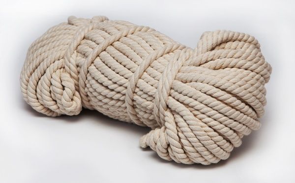 Шнур бавовняний 3 мм 20 м білий 0,2 кг