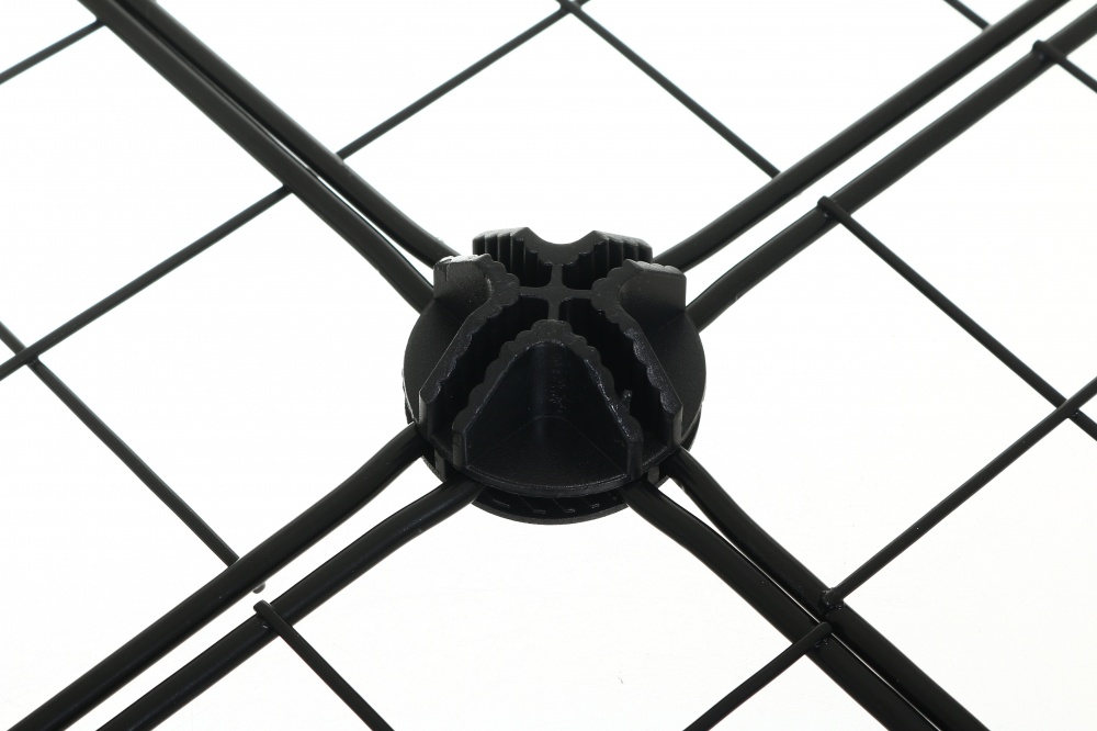 Стелаж дротяний куб metal сubes storage 9 полиць 1105х1105х370 мм чорний