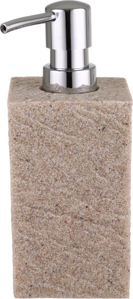 Дозатор для жидкого мыла Luna rock бежевый 340 мл