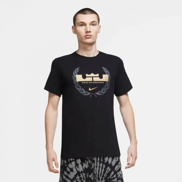 Футболка Nike LBJ M NK DRY TEE LOGO CV2047-010 XL чорний
