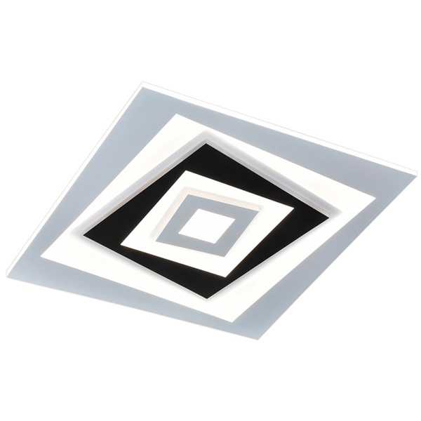 Люстра светодиодная Victoria Lighting Impression/PL500 с пультом ДУ 186 Вт бело-черный 