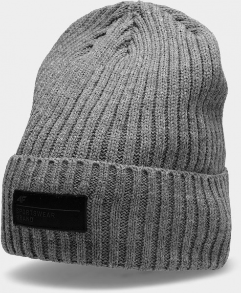 Шапка 4F H4Z21-CAM008-24M L світло-сірий меланж