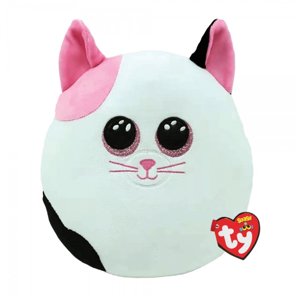 М'яка іграшка TY Squish-A-Boos Кошка Muffin 20 см білий 39222