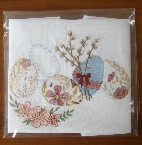 Серветка Едельвіка пасхальна 451-19/00 42x42 см червоний 