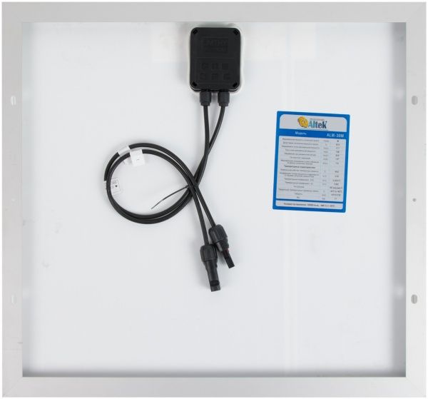 Солнечная панель фотомодуль монокристаллический ALM-030M