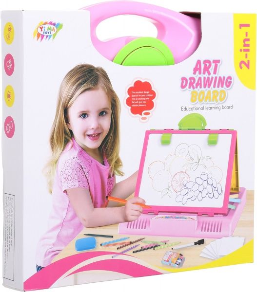 Доска для рисования Shantou розовая YM135