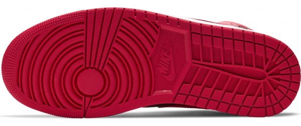 Кроссовки Nike Air Jordan 1 Mid 554724-074 р.9.5 красный