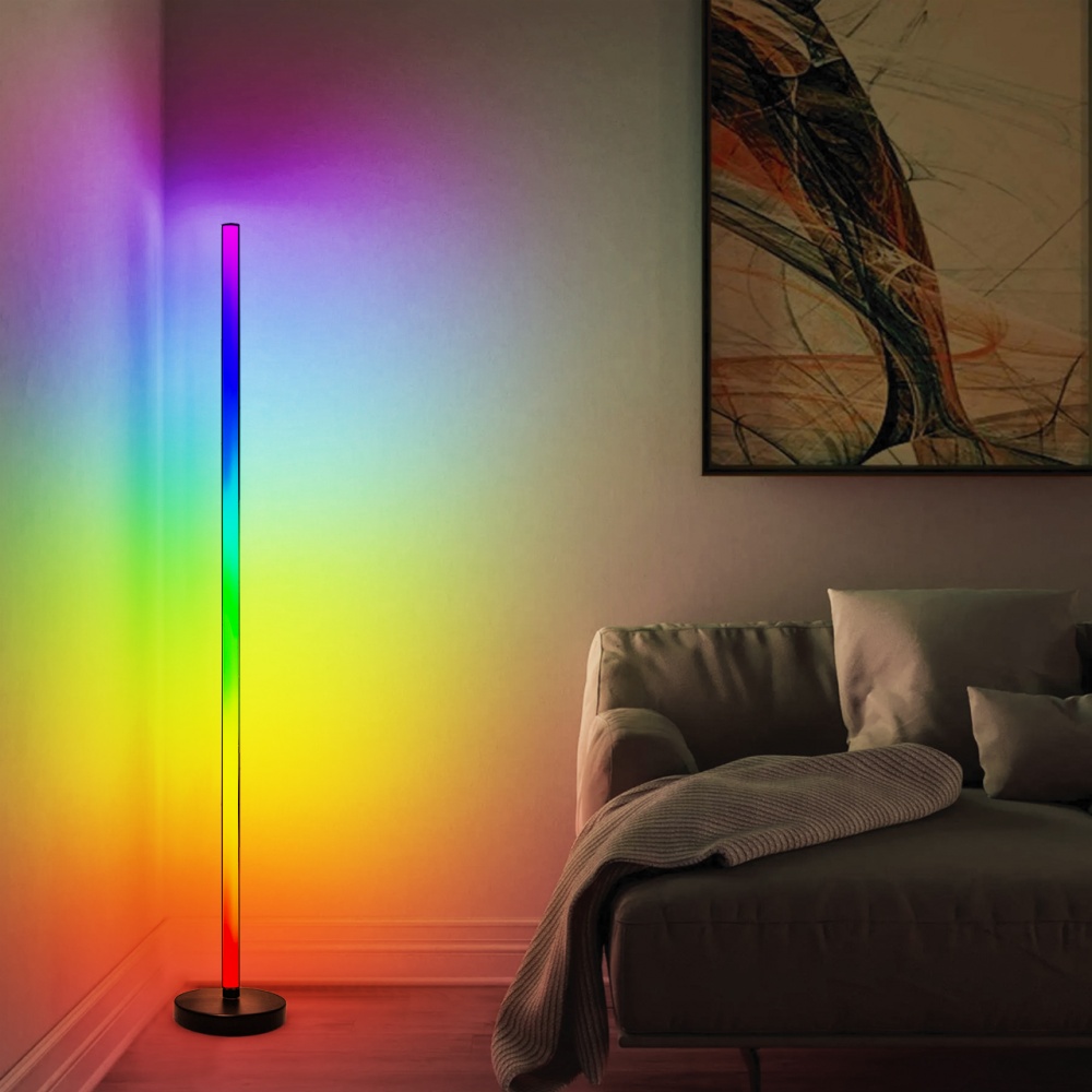 Торшер Eurolamp без цоколя зеленый LED-FLD-15W(RGB)B