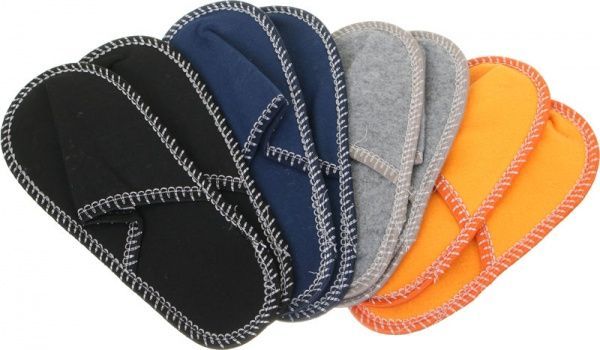 Набор тапочек для гостей Crown Glitter Black 5 пар р. 38/41 разноцветный 