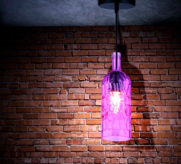 Підвіс Arte Lamp 1x40 Вт E14 фіолетовий 