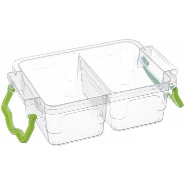 Контейнер универсальный Ал-Пластик двойной №18 0,5 л 60x110x165 мм