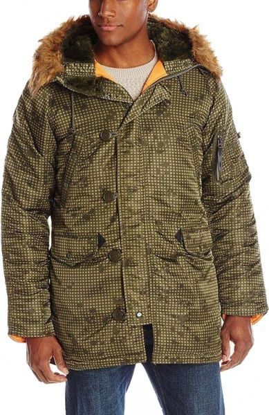 Куртка Alpha Industries N-3B Slim Fit Nightvision Camo/Orange р.L